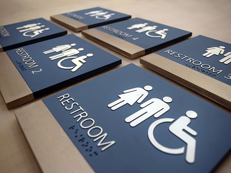 restroom ada signs