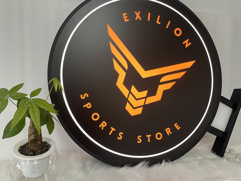 outdoor led light box for shop and store