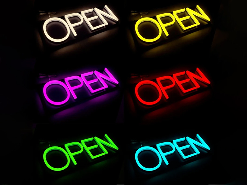 Satinsign lanceert nieuwe groothandels-retail LED-acryl OPEN-borden